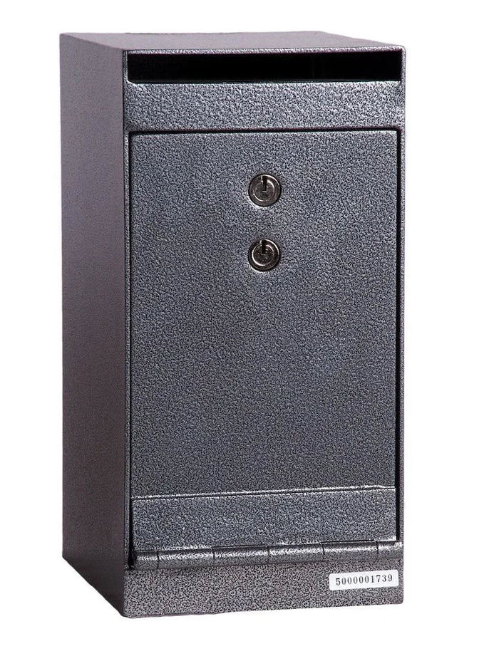 Under Counter Cash Drop Safe with Dual Key Lock and Anti-Fish Baffle [0.2 Cu. Ft.]--Item# 13175
