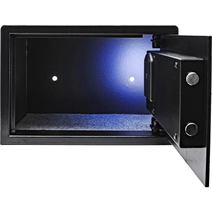 Image of Compact Hotel Safe with Audit Trail, ADA Compliant LED Keypad, and Motorized Locking Bolts [0.6 Cu. Ft.]--Item# 13095