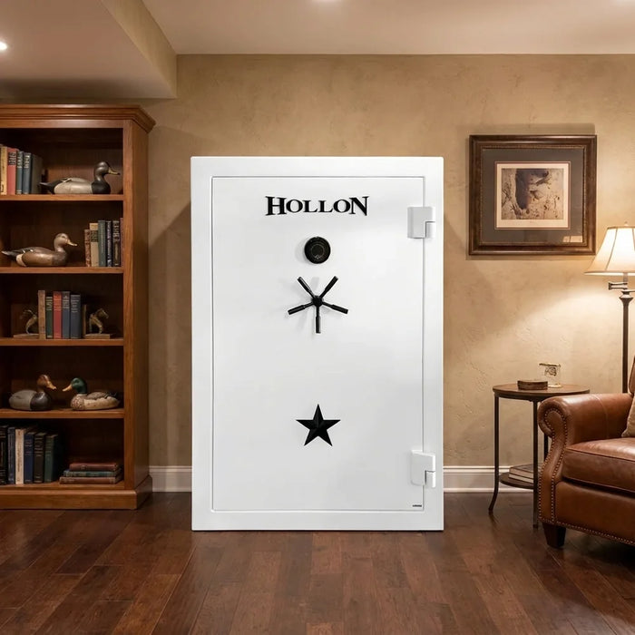 Image of Hollon RG-39C (White) Republic 39-Gun Safe with 2 Hour Fire Rating and Dial Combination Lock [16.6 Cu. Ft.]--Item# 13645