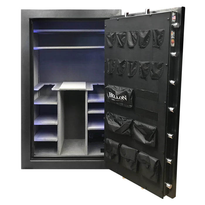 Image of Hollon RG-42E Republic Gun Safe 42 Gun 2 Hour Fire Rated Electronic Lock Made in USA [28.2 Cu. Ft.]--Item# 13620