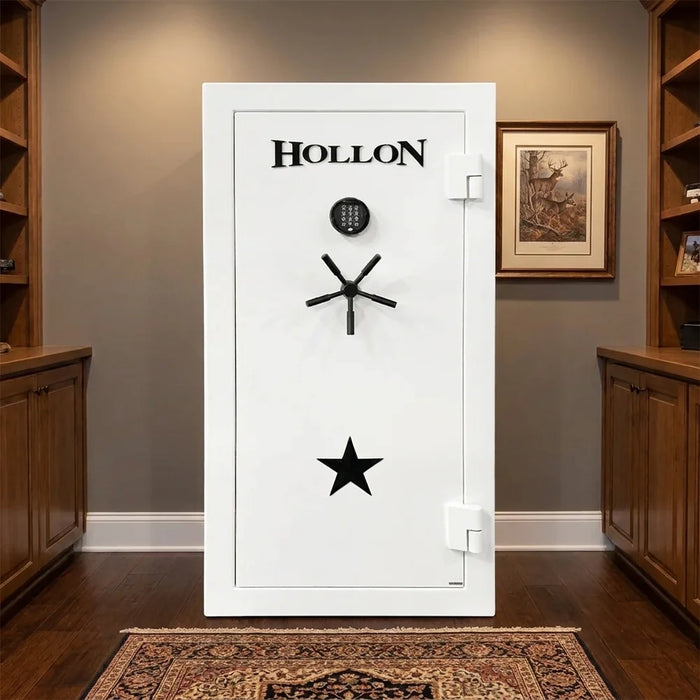 Image of Hollon RG-22E (White) Republic 22-Gun Safe with 2 Hour Fire Rating and Electronic Lock [13.5 Cu. Ft.]--Item# 13625