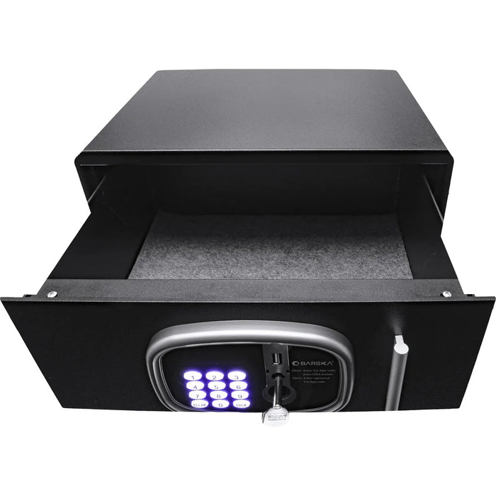Image of Front Opening Drawer Hotel Safe with Audit Trail, ADA Compliant LED Keypad, and Motorized Locking Bolts [0.7 Cu. Ft.]--Item# 13110