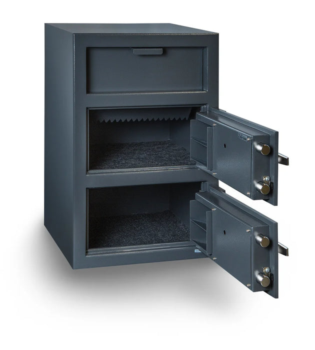 Image of 2-Door Drop Safe with Cash Drawer Storage and Anti-Fish Baffle [3.2 Cu. Ft.]--Item# 13240