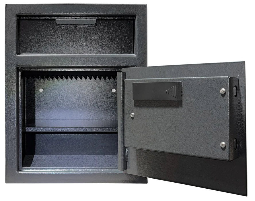 Image of Front Loading Drop Depository Safe with Digital Lock and Anti-Fishing Shark Teeth Baffle [0.8 Cu. Ft.]--Item# 13200