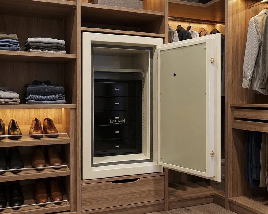 Image of Luxury Jewelry Safe with Velvet Lined Drawers, Fireproof and Burglary Rated Closet Safe [3.6 Cu. Ft.]--Item# 13170